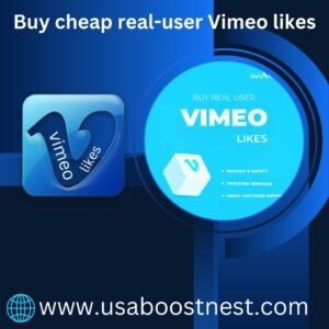 Buy cheap real-user Vimeo likes